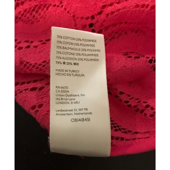 Anthropologie Maeve Slim Pink/Rose Lace Buttondown Blouse - Size 10 - Picture 11 of 11